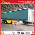 Box Cargo Side Container Semi Curtain Trailer